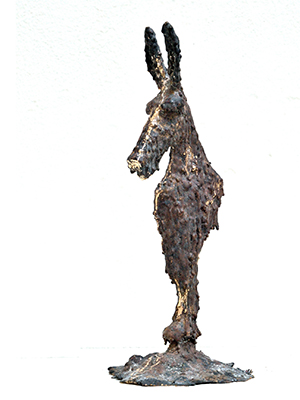 Eselchen Bronze profil H 30 - socle