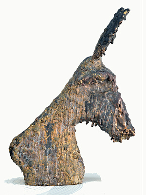 Eselchen - Buste - Bronze 2 Kg